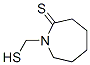 2H-Azepine-2-thione,  hexahydro-1-(mercaptomethyl)- Struktur