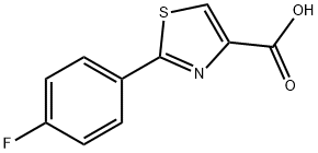 2-(4-氟苯基)-1,3-噻唑-4-羧酸, 863668-07-9, 結(jié)構(gòu)式