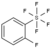 2-フルオロフェニルサルファーペンタフルオリド 化學構(gòu)造式