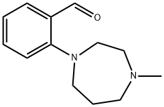 2-(4-Methylperhydro-1,4-diazepin-1-yl)benzaldehyde Struktur
