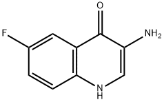 3-AMINO-6-FLUORO-QUINOLIN-4-OL Struktur