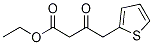 2-Thiophenebutanoic acid, .beta.-oxo-, ethyl ester Struktur