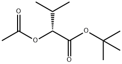 (R)-tert-butyl 2-acetoxy-3-Methylbutanoate Struktur