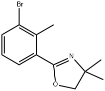2-(3-BroMo-2-Methylphenyl)-4,5-dihydro-4,4-diMethyl-oxazole Struktur