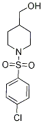 1-[(4-Chlorophenyl)sulphonyl]-4-(hydroxymethyl)piperidine, 4-Chlorophenyl 4-(hydroxymethyl)piperidin-1-yl sulphone Struktur