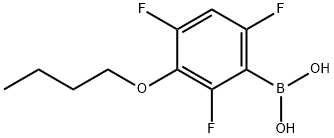 3-丁氧基-2,4,6-三氟苯基硼酸, 871126-23-7, 結(jié)構(gòu)式