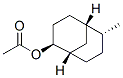 [(1S,4R,5S,8S)-4-methyl-8-bicyclo[3.3.1]nonyl] acetate Struktur