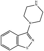 4-(1,2-苯并異噻唑-3-基)-1-哌嗪, 87691-87-0, 結(jié)構(gòu)式