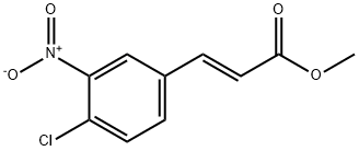 (E)-METHYL 3-(4-CHLORO-3-NITROPHENYL)ACRYLATE 結(jié)構(gòu)式