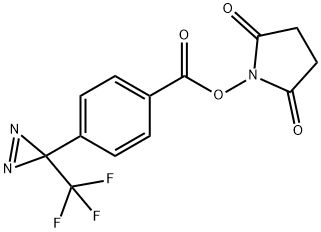 4-[3-(Trifluoromethyl)diazirin-3-yl]benzoic Acid N-Hydroxysuccinimide Ester, 87736-89-8, 結(jié)構(gòu)式