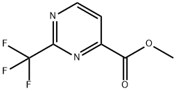 METHYL 2-TRIFLUOROMETHYL-4-PYRIMIDINE CARBOXYLATE Struktur