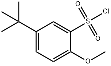 5-叔丁基-2-甲氧基-苯磺酰氯, 88041-83-2, 結(jié)構(gòu)式