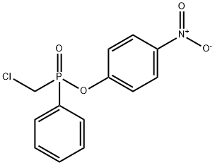 4-nitrophenyl chloromethyl(phenyl)phosphinate Struktur