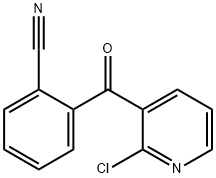 2-CHLORO-3-(2-CYANOBENZOYL)PYRIDINE Struktur