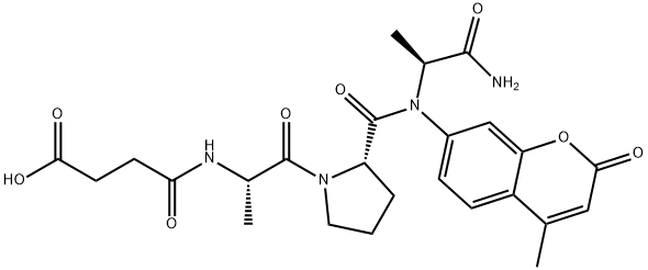 SUC-ALA-PRO-ALA-AMC, 88467-44-1, 結(jié)構(gòu)式