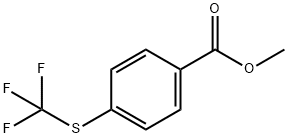 4-三氟甲硫基苯甲酸甲酯, 88489-60-5, 結(jié)構(gòu)式
