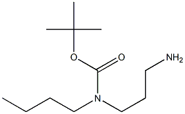 Tert-butyl 3-aminopropyl(butylcarbamate Struktur