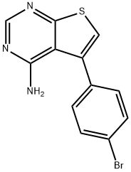 5-(4-BROMOPHENYL)THIENO[2,3-D]PYRIMIDIN-4-AMINE Struktur