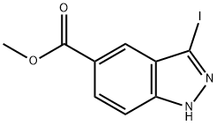 3-IODO-1H-INDAZOLE-5-CARBOXYLIC ACID METHYL ESTER price.