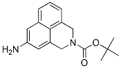TERT-BUTYL 5-AMINO-1H-BENZO[DE]ISOQUINOLINE-2(3H)-CARBOXYLATE Struktur