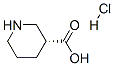 (R)-(-)-哌啶-3-甲酸鹽酸鹽, 885949-15-5, 結(jié)構(gòu)式