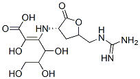 Arginine,  N2-[2-carboxy-2-hydroxy-1-(1,2,3-trihydroxypropyl)vinyl]-,  -gamma--lactone  (7CI) Struktur