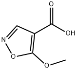 5-METHOXY-ISOXAZOLE-4-CARBOXYLIC ACID
 Struktur