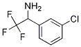 1-(3-chlorophenyl)-2,2,2-trifluoroethanamine Struktur