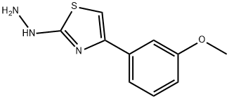 4-(3-METHOXYPHENYL)-2(3H)-THIAZOLONE HYDRAZONE Struktur