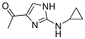 Ethanone, 1-[2-(cyclopropylamino)-1H-imidazol-4-yl]- (9CI) Struktur