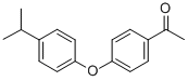1-[4-(4-ISOPROPYL-PHENOXY)-PHENYL]-ETHANONE Struktur