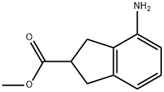 methyl 4-amino-2,3-dihydro-1H-indene-2-carboxylate Struktur