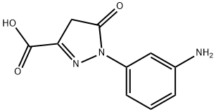 1-(3-aminophenyl)-4,5-dihydro-5-oxo-1H-pyrazole-3-carboxylic acid|1-(3-氨基苯基)-5-氧代-4,5-二氫-1H-吡唑-3-羧酸