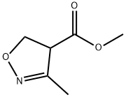 4-Isoxazolecarboxylicacid,4,5-dihydro-3-methyl-,methylester(9CI) Struktur