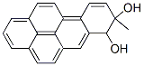 7,8-dihydroxy-7,8-dihydro-8-methylbenzo(a)pyrene Struktur