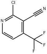 2-Chloro-4-(trifluoromethyl)nicotinonitrile Struktur