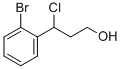 3-(2-BROMOPHENYL)-3-CHLOROPROPAN-1-OL Struktur