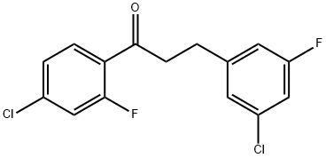 4'-CHLORO-3-(3-CHLORO-5-FLUOROPHENYL)-2'-FLUOROPROPIOPHENONE price.