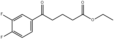 ETHYL 5-(3,4-DIFLUOROPHENYL)-5-OXOVALERATE price.