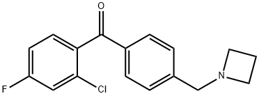 4'-AZETIDINOMETHYL-2-CHLORO-4-FLUOROBENZOPHENONE|(4-(氮雜環(huán)丁烷-1-基甲基)苯基)(2-氯-4-氟苯基)甲酮