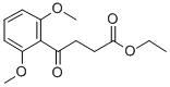 ETHYL 4-(2,6-DIMETHOXYPHENYL)-4-OXOBUTYRATE Struktur