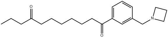 ETHYL 8-[3-(AZETIDINOMETHYL)PHENYL]-8-OXOOCTANOATE Struktur