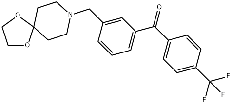 3-[8-(1,4-DIOXA-8-AZASPIRO[4.5]DECYL)METHYL]-4'-TRIFLUOROBENZOPHENONE price.