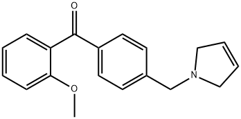 2-METHOXY-4'-(3-PYRROLINOMETHYL) BENZOPHENONE|