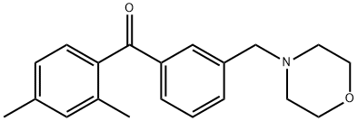 2,4-DIMETHYL-3'-MORPHOLINOMETHYL BENZOPHENONE|