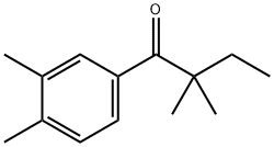 2,2,3',4'-TETRAMETHYLBUTYROPHENONE Struktur