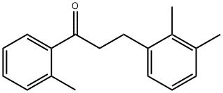 3-(2,3-DIMETHYLPHENYL)-2'-METHYLPROPIOPHENONE Struktur
