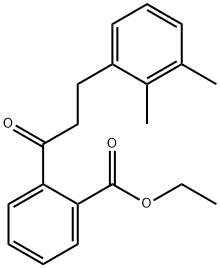 2'-CARBOETHOXY-3-(2,3-DIMETHYLPHENYL)PROPIOPHENONE Struktur