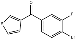 3-(4-BROMO-3-FLUOROBENZOYL)THIOPHENE|