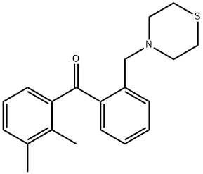 2,3-DIMETHYL-2'-THIOMORPHOLINOMETHYL BENZOPHENONE price.